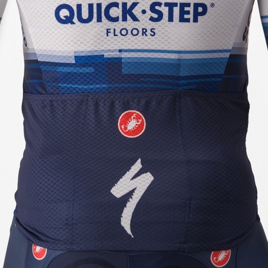 Soudal Quick-Step 2023 Aero Race 6.1 Radtrikot kurzarm-Radsport-Profi-Team Soudal Quick-Step 2023 Aero Race 6.1 Radtrikot kurzarm-Radsport-Profi-Team
