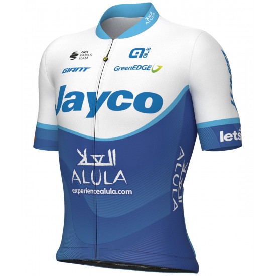 Team Jayco AlUla 2023 Set(Kurzarmtrikot+Trägerhose)-ALE Radsport-Profi-Team Team Jayco AlUla 2023 Set(Kurzarmtrikot+Trägerhose)-ALE Radsport-Profi-Team