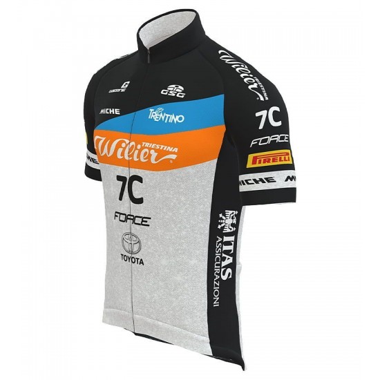 Wilier Force 7C MTB Team 2022 Radtrikot kurzarm(langer Reißverschluss)-Radsport-Team Wilier Force 7C MTB Team 2022 Radtrikot kurzarm(langer Reißverschluss)-Radsport-Team