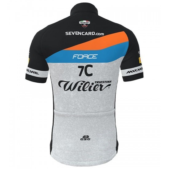 Wilier Force 7C MTB Team 2022 Radtrikot kurzarm(langer Reißverschluss)-Radsport-Team Wilier Force 7C MTB Team 2022 Radtrikot kurzarm(langer Reißverschluss)-Radsport-Team