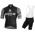 BIANCHI MILANO Davoli Black Fahrradbekleidung Radtrikot Satz Kurzarm+Kurz Trägerhose JPZNR