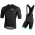 BIANCHI MILANO Savignano Black Fahrradbekleidung Radtrikot Satz Kurzarm+Kurz Trägerhose NEZYA