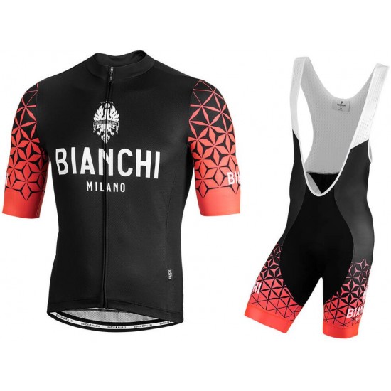 BIANCHI MILANO Pedaso red Fahrradbekleidung Radtrikot Satz Kurzarm+Kurz Trägerhose SKIYD BIANCHI MILANO Pedaso red Fahrradbekleidung Radtrikot Satz Kurzarm+Kurz Trägerhose SKIYD