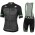 Peter Sagan LOGO Team 2019 Line black Fahrradbekleidung Radtrikot Satz Kurzarm+Kurz Trägerhose 7FTK8