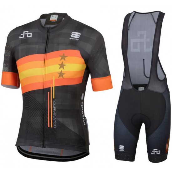 Team Sagan Stars 2019 black Fahrradbekleidung Radtrikot Satz Kurzarm+Kurz Trägerhose L01BT Team Sagan Stars 2019 black Fahrradbekleidung Radtrikot Satz Kurzarm+Kurz Trägerhose L01BT