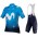 MOVISTAR 2019 Damen Fahrradbekleidung Radtrikot Satz Kurzarm+Kurz Trägerhose 4S359
