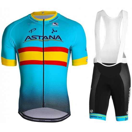 ASTANA PRO TEAM Spanish Champion 2019 Fahrradbekleidung Radtrikot Satz Kurzarm+Kurz Trägerhose 0QGKP ASTANA PRO TEAM Spanish Champion 2019 Fahrradbekleidung Radtrikot Satz Kurzarm+Kurz Trägerhose 0QGKP