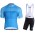 BONTRAGER Circuit Blue Fahrradbekleidung Radtrikot Satz Kurzarm+Kurz Trägerhose 4EAX2