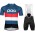 POC Essential Road Logo red Fahrradbekleidung Radtrikot Satz Kurzarm+Kurz Trägerhose GQQ8F