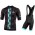 2020 BIANCHI MILANO Fahrradbekleidung Roncaccio Radtrikot kurzarm+Palizzi Trägerhose kurz Schwarz