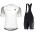 2020 SCOTT RC TEAM 10 Fahrradbekleidung Radtrikot kurzarm+Trägerhose kurz Weiß