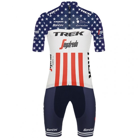 2020 TREK-SEGAFREDO Amerikanischer Meister Fahrradbekleidung Radtrikot Kurzarm+kurze Radhose 2020 TREK-SEGAFREDO Amerikanischer Meister Fahrradbekleidung Radtrikot Kurzarm+kurze Radhose