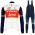 2020 TREK-SEGAFREDO Fahrradbekleidung Set Radtrikot langarm+Trägerhose lang