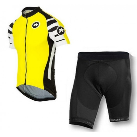 2016 ASSOS Fahrradbekleidung Radtrikot Kurzarm+Kurz Radhose gelb UGOOU 2016 ASSOS Fahrradbekleidung Radtrikot Kurzarm+Kurz Radhose gelb UGOOU