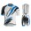 2016 Bontrager Fahrradbekleidung Radteamtrikot Kurzarm+Kurz Radhose Kaufen weiß blau UWESJ