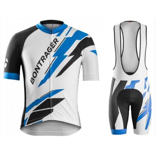 2016 Bontrager Fahrradbekleidung Radteamtrikot Kurzarm+Kurz Radhose Kaufen weiß blau UWESJ 2016 Bontrager Fahrradbekleidung Radteamtrikot Kurzarm+Kurz Radhose Kaufen weiß blau UWESJ