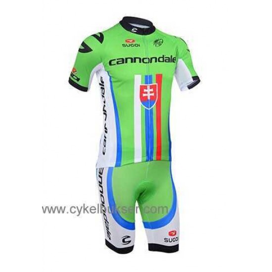 Cannondale Slovacca Champion Radbekleidung Radtrikot Kurzarm und Fahrradhosen Kurz XXCYV Cannondale Slovacca Champion Radbekleidung Radtrikot Kurzarm und Fahrradhosen Kurz XXCYV
