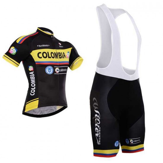 2015 Colombia Fahrradbekleidung Radteamtrikot Kurzarm+Kurz Radhose Kaufen B4LFD 2015 Colombia Fahrradbekleidung Radteamtrikot Kurzarm+Kurz Radhose Kaufen B4LFD