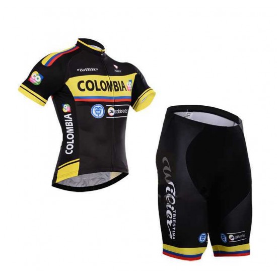2015 Colombia Radbekleidung Fahrradtrikot Kurzarm und Fahrradhosen Kurz JWL2V 2015 Colombia Radbekleidung Fahrradtrikot Kurzarm und Fahrradhosen Kurz JWL2V
