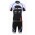 2013 Cube Radbekleidung Radtrikot Kurzarm und Fahrradhosen Kurzje weiß Schwarz LNBS3