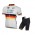 2015 Omega Pharma Quick Step Fahrradbekleidung Radtrikot Satz Kurzarm+Kurz Radhose weiß UA8GQ