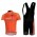 Euskaltel-Euskadi Pro Team Fahrradbekleidung Radteamtrikot Kurzarm+Kurz Radhose Kaufen oranje HLH28