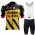 New Style Jumbo Visma 2021 Team Fahrradbekleidung Radteamtrikot Kurzarm+Kurz Radhose 1LuYAB