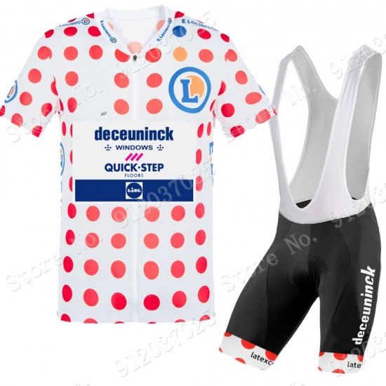 Polka Dota Deceuninck quick step Tour De France 2021 Team Fahrradbekleidung Radtrikot Satz Kurzarm+Kurz Fahrradhose Bh91jK Polka Dota Deceuninck quick step Tour De France 2021 Team Fahrradbekleidung Radtrikot Satz Kurzarm+Kurz Fahrradhose Bh91jK