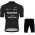 2021 Deceuninck quick step Black Pro Team Fahrradbekleidung Radtrikot Satz Kurzarm+Kurz Fahrradhose R2Lg4j