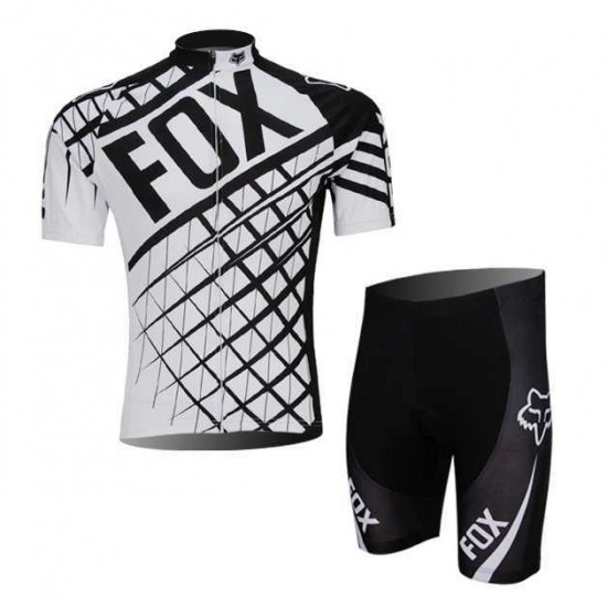 FOX 2014 Radbekleidung Radtrikot Kurzarm und Fahrradhosen Kurz Grijs X3FX4 FOX 2014 Radbekleidung Radtrikot Kurzarm und Fahrradhosen Kurz Grijs X3FX4