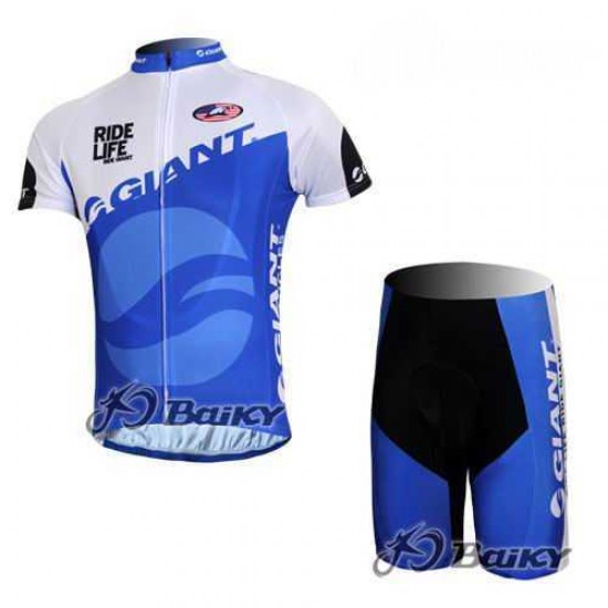Giant Sram Pro Team Radbekleidung Radtrikot Kurzarm und Fahrradhosen Kurz blau weiß IT51Q Giant Sram Pro Team Radbekleidung Radtrikot Kurzarm und Fahrradhosen Kurz blau weiß IT51Q