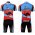 JAYCO Pro Team Radbekleidung Radtrikot Kurzarm und Fahrradhosen Kurz blau Rot WVEC4