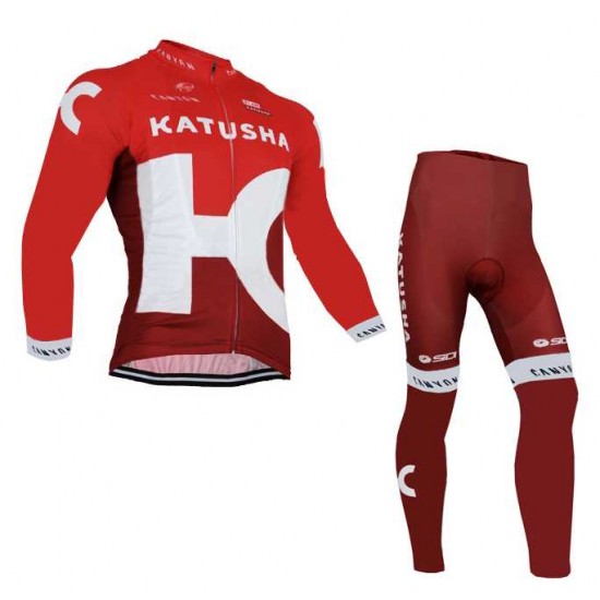 2016 KATUSHA Fahrradbekleidung Radtrikot Langarm+Lang Trägerhose TOTL1 2016 KATUSHA Fahrradbekleidung Radtrikot Langarm+Lang Trägerhose TOTL1