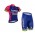 2016 Lampre Merida Radbekleidung Fahrradtrikot Kurzarm und Fahrradhosen Kurz VV64V