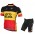 2015 Lotto Belisol Fahrradbekleidung Radtrikot Satz Kurzarm+Kurz Radhose 72Q9I