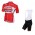 2016 LOTTO SOUDAL Fahrradbekleidung Radteamtrikot Kurzarm+Kurz Radhose Kaufen Rot-1 H9PGU