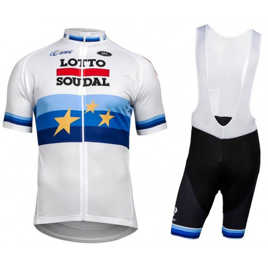 LOTTO SOUDAL European champion 2018 Fahrradbekleidung Radtrikot Satz Kurzarm+Kurz Trägerhose 7OAIC LOTTO SOUDAL European champion 2018 Fahrradbekleidung Radtrikot Satz Kurzarm+Kurz Trägerhose 7OAIC