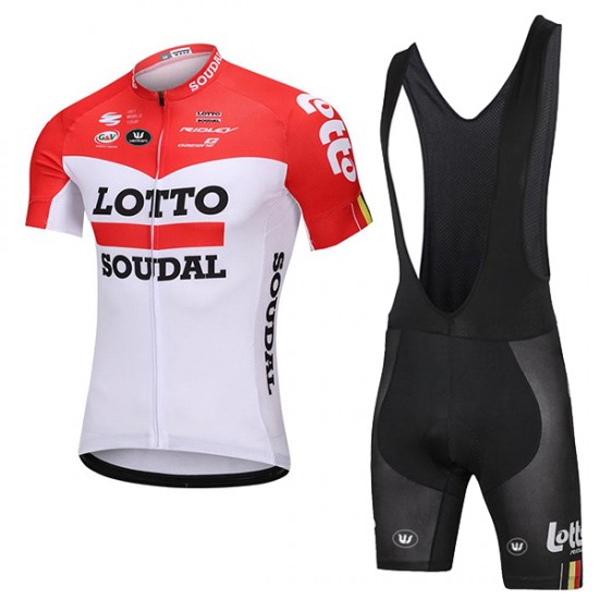 2018 Lotto Soudal Fahrradkleidung Radsportbekleidung Kurzarm Trikot+Trägerhose Kurz JPBWM 2018 Lotto Soudal Fahrradkleidung Radsportbekleidung Kurzarm Trikot+Trägerhose Kurz JPBWM