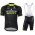Mitchelton Scott 2018 Fahrradbekleidung Radtrikot Satz Kurzarm+Kurz Trägerhose weiß NJR7Z