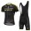 Mitchelton Scott 2018 Fahrradbekleidung Radtrikot Satz Kurzarm+Kurz Trägerhose Schwarz 4ZX51