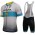 Astana Pro Kazakh Champion 2018 Fahrradbekleidung Radtrikot Satz Kurzarm+Kurz Trägerhose 3GNA5