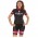 Bianchi Milano Nevola black pink Damen Set Fahrradbekleidung Radtrikoten+Kurz Radhose WB1G6