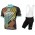Bianchi Milano Soara Fahrradbekleidung Satz Fahrradtrikot Kurzarm Trikot und Kurz Trägerhose RNZ3A