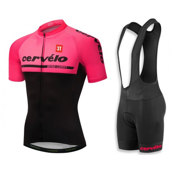 2018 Cervelo 3T Pink Fahrradbekleidung Radtrikot Satz Kurzarm+Kurz Trägerhose 4SEPF 2018 Cervelo 3T Pink Fahrradbekleidung Radtrikot Satz Kurzarm+Kurz Trägerhose 4SEPF