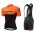 2018 Cervelo 3T Orange Fahrradbekleidung Radtrikot Satz Kurzarm+Kurz Trägerhose E6UTH