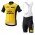 LottoNL-Jumbo 2018 Fahrradbekleidung Radtrikot Satz Kurzarm+Kurz Trägerhose QL0QH