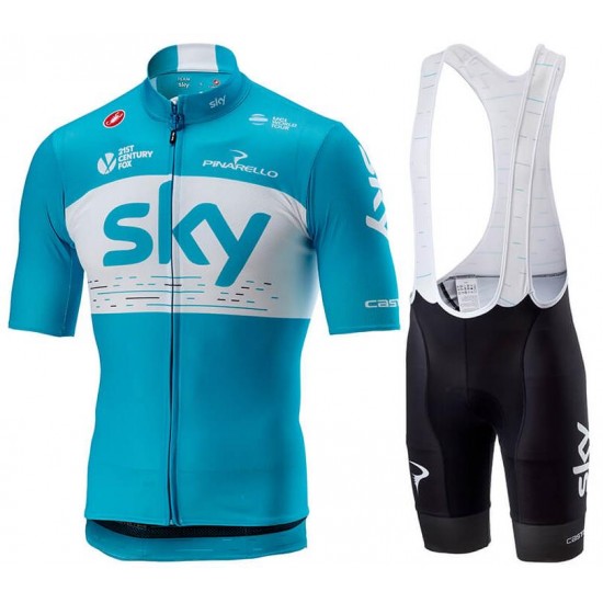 TEAM SKY 2018 weiß Fahrradbekleidung Satz Fahrradtrikot Kurzarm Trikot und Kurz Trägerhose 7R8DK TEAM SKY 2018 weiß Fahrradbekleidung Satz Fahrradtrikot Kurzarm Trikot und Kurz Trägerhose 7R8DK