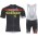 Scott Sram 2018 Schwarz Fahrradbekleidung Radtrikot Satz Kurzarm+Kurz Trägerhose BLGO1