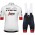 TREK-SEGAFREDO Tour de France 2018 Fahrradbekleidung Radtrikot Satz Kurzarm+Kurz Trägerhose EJ1EL
