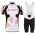 2018 Vaude Team weiß Fahrradbekleidung Radtrikot Satz Kurzarm+Kurz Trägerhose K1PUE